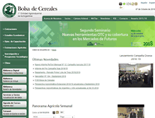 Tablet Screenshot of bolsadecereales.com